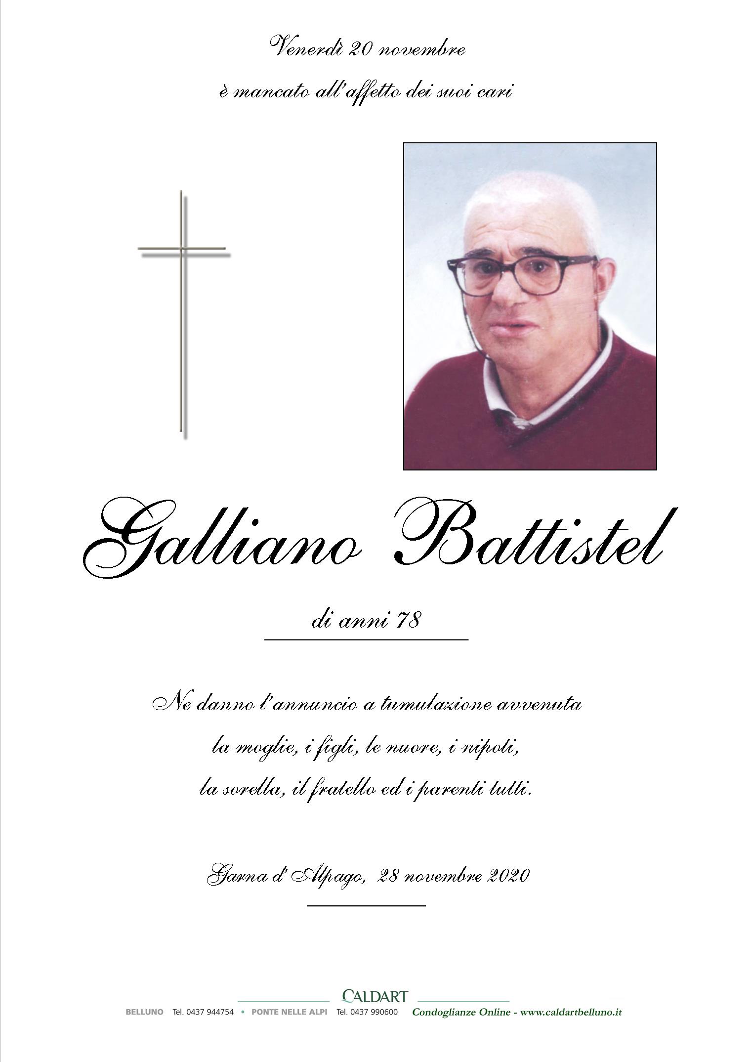 Battistel Galliano