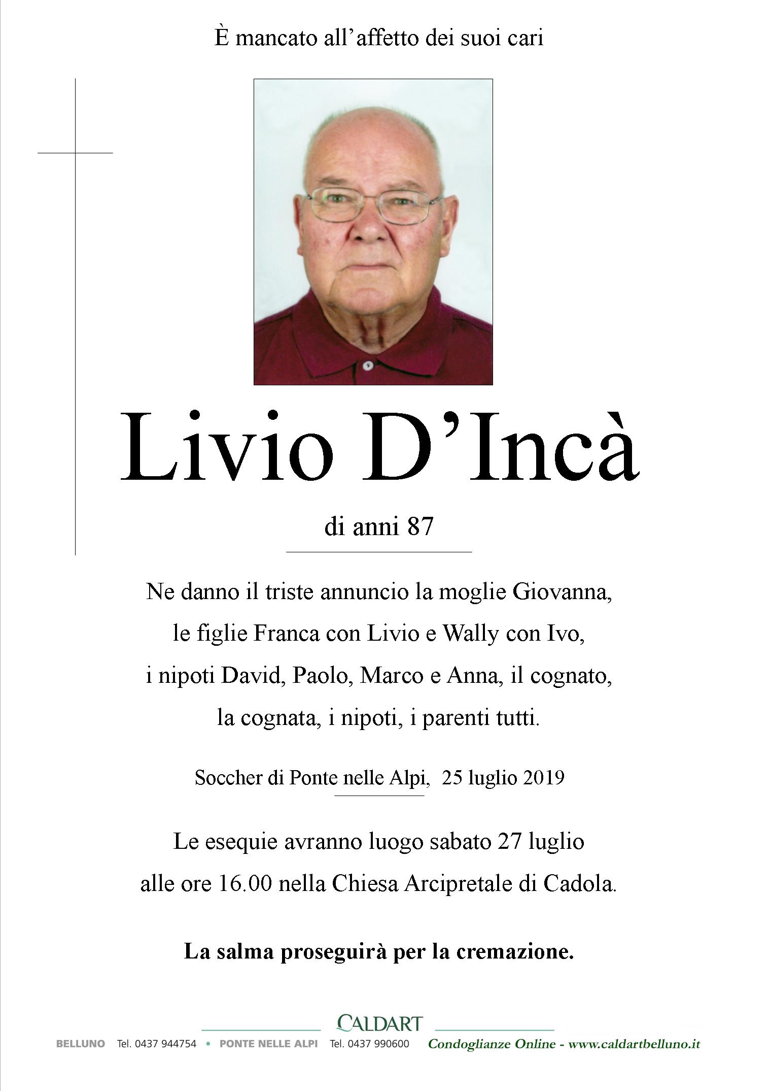 D'Incà Livio