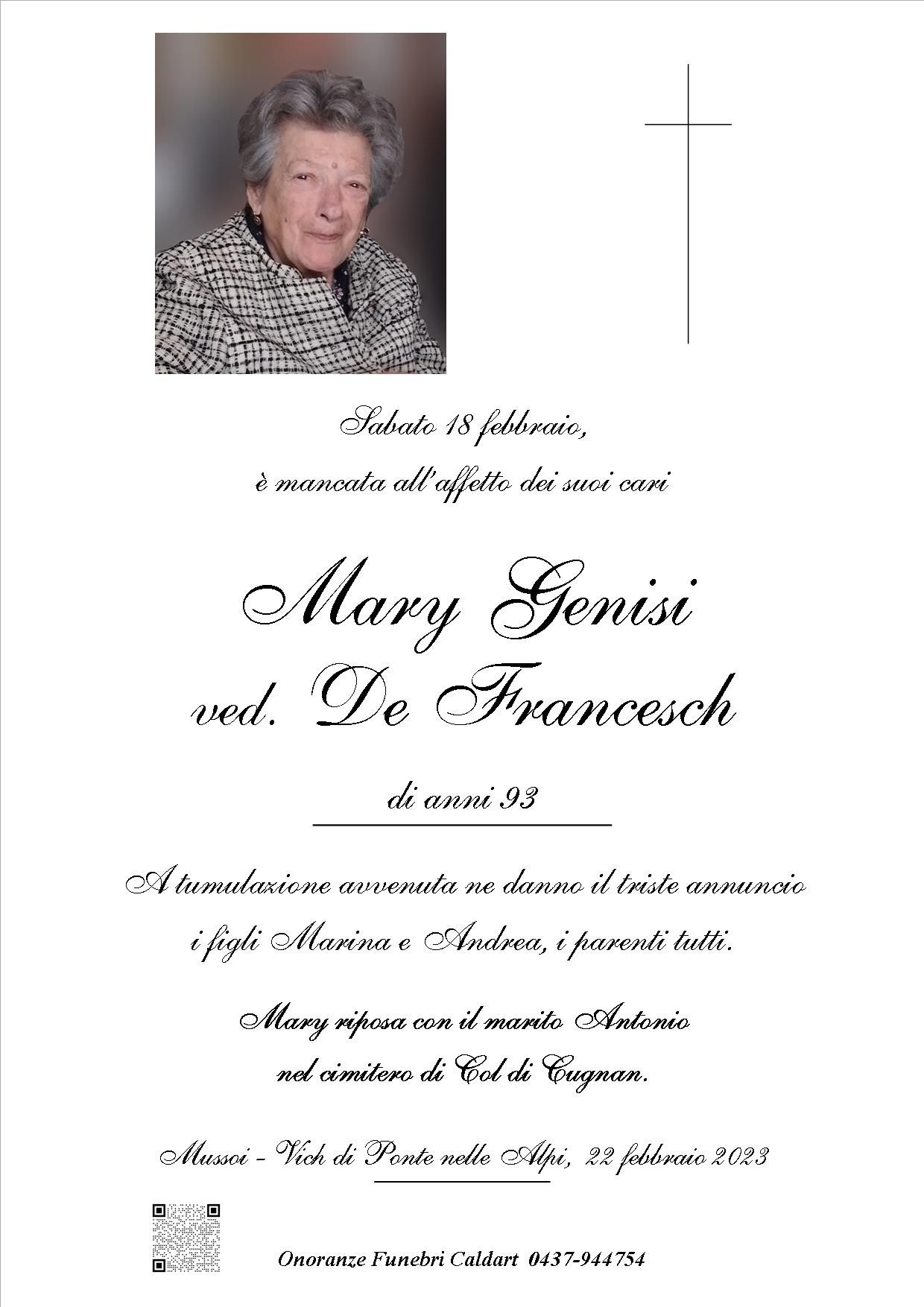 Genisi Mary