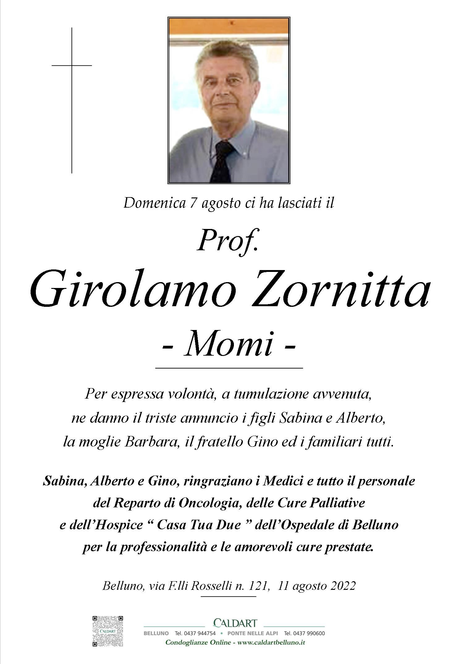 Zornitta Girolamo