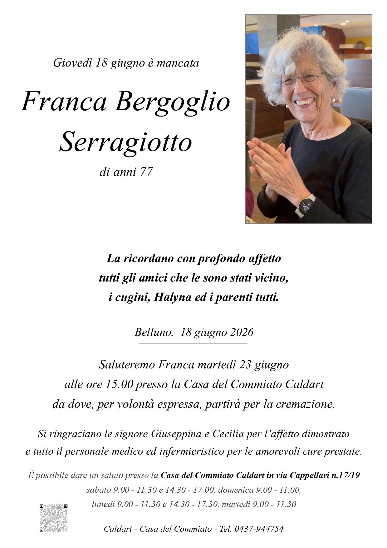 Bergoglio Franca